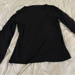 Black dressy Ann Taylor Blouse Simple & Stylish